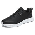 Herren nan schlanker City-Sneaker mit wasserabweisender Kunstlederoberfläche, stoßabsorbierender EVA-Zwischensohle und gepolstertem Fersenkragen R&B