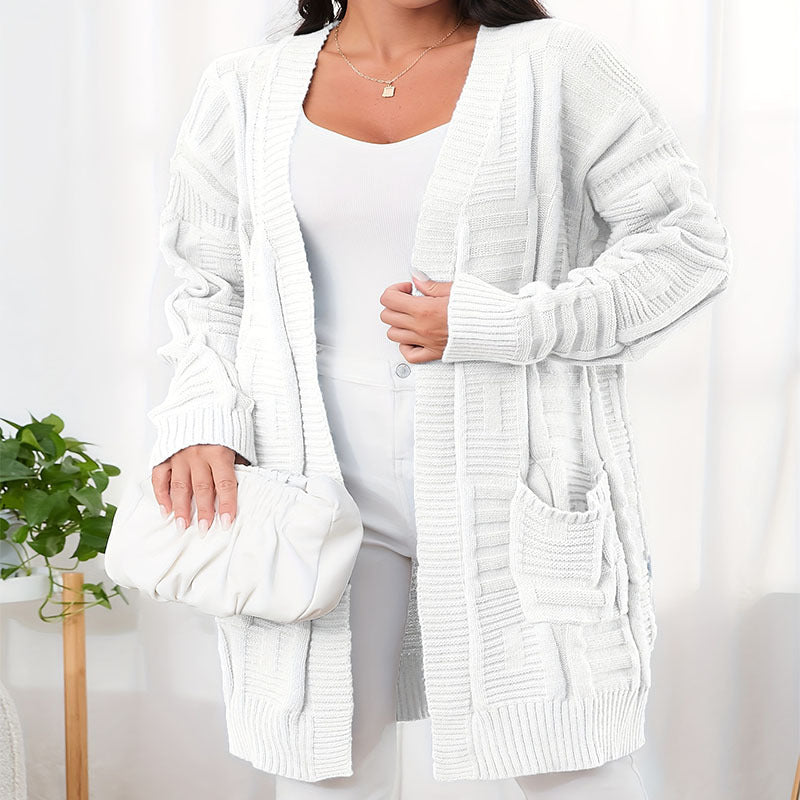Damen lässiger Strickcardigan R&B
