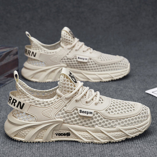 Damen Bequeme und atmungsaktive Sneakers mit innovativer Mesh-Oberfläche R&B