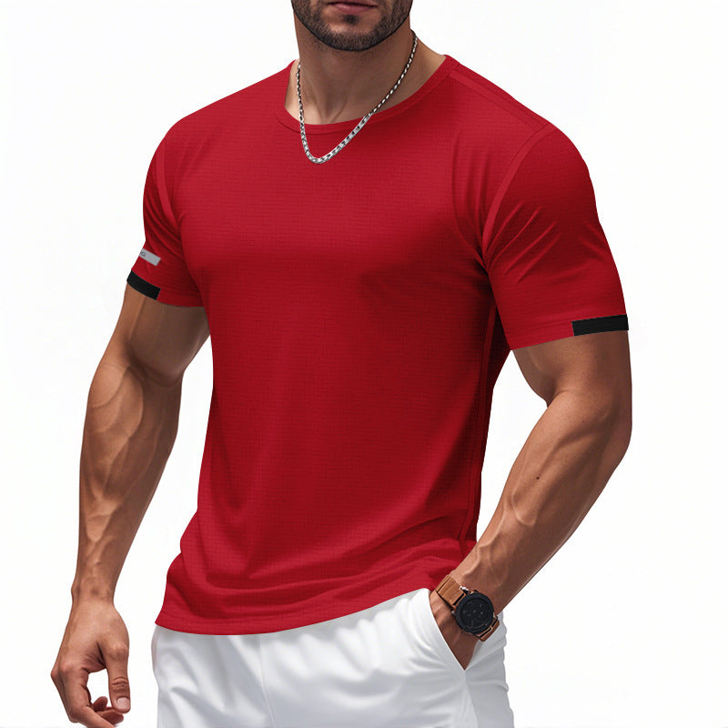 Herren Funktions-T-Shirt mit atmungsaktivem Design und reflektierenden Details R&B
