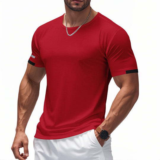 Herren Funktions-T-Shirt mit atmungsaktivem Design und reflektierenden Details R&B