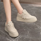 Damen modische Chunky Sneakers mit atmungsaktiver Oberflächenstruktur und komfortabler Sohle R&B
