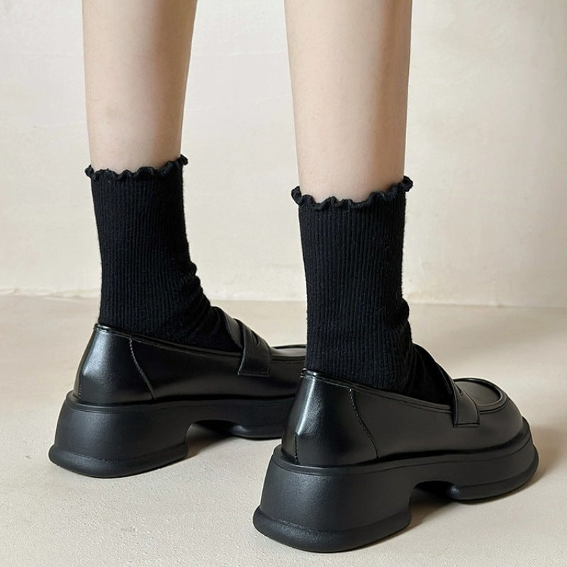 Damen elegante Loafers mit modischem Schnallendesign R&B