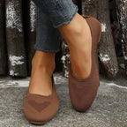 Damen Atmungsaktive Slip-On Ballerinas im minimalistischen Design R&B