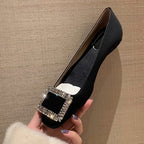 Damen Ballerinas mit funkelndem Strass