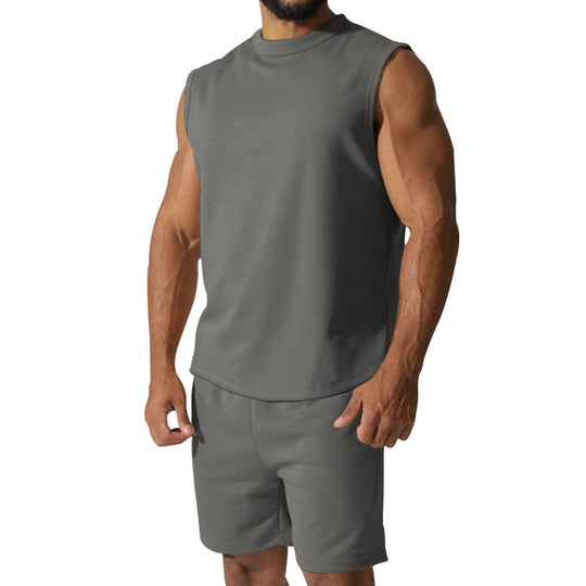 Herren sportliches Kurzarm-Set aus atmungsaktivem Material R&B