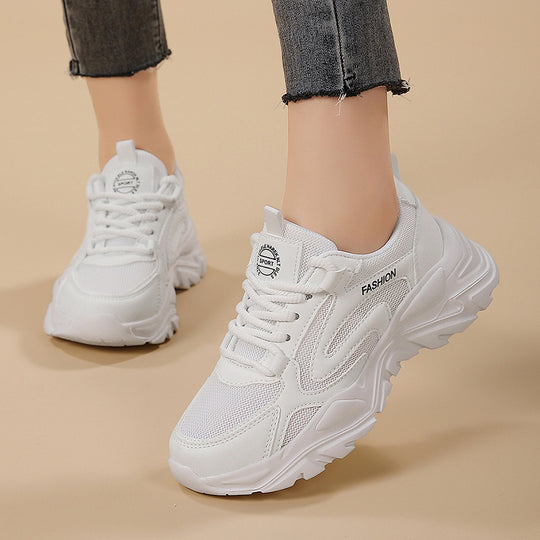 Damen sportive Sneakers mit atmungsaktivem Obermaterial und dämpfender Sohle R&B