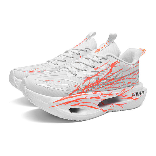 Damen Sportliche Laufschuhe mit atmungsaktiver Oberflächenstruktur und optimierter Dämpfungstechnologie R&B