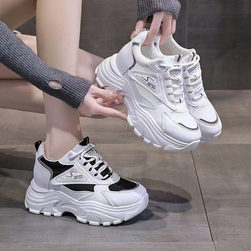 Damen Sportliche Sneakers mit atmungsaktiver Netzstruktur und dämpfender Sohle R&B