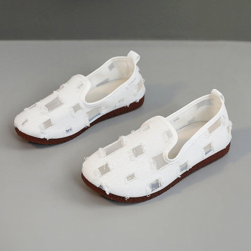 Damen modische Freizeitschuhe mit durchlässigem Obermaterial und rutschfester Sohle R&B
