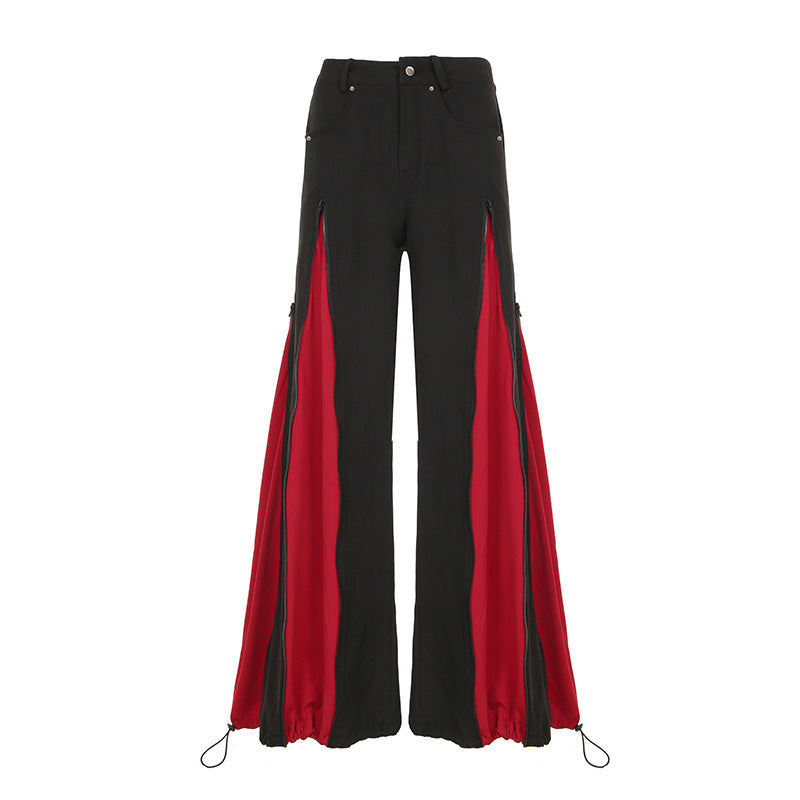 Damen Urban Flared-Hosen mit Kontrastdetails R&B