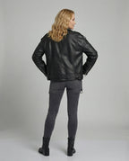 Freizeitkleidung Damen Bikerjacke Vegan