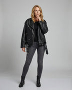 Freizeitkleidung Damen Bikerjacke Vegan