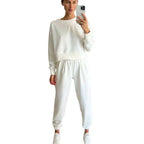 Damen sportliches Freizeit-Set mit hochflexiblem Bund und modernem Schnitt R&B