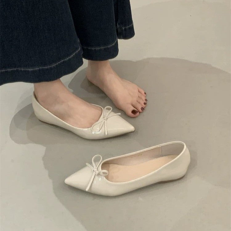 Damen Elegante Ballerinas mit zartem Schleifen-Detail und bequemer Passform R&B