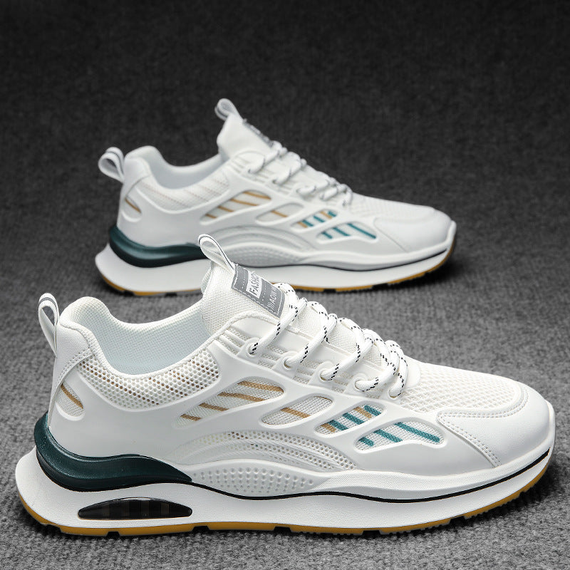 Damen Sportliche Lauf-Sneaker mit atmungsaktiver Mesh-Oberfläche und dämpfender Sohle R&B
