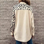 Damen Overshirt mit trendigem Leopardenmuster und komfortabler Passform R&B