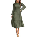 Maxikleid mit Rüschen elegant