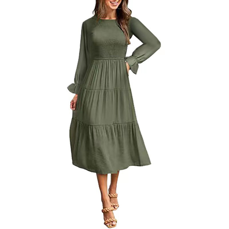Maxikleid mit Rüschen elegant