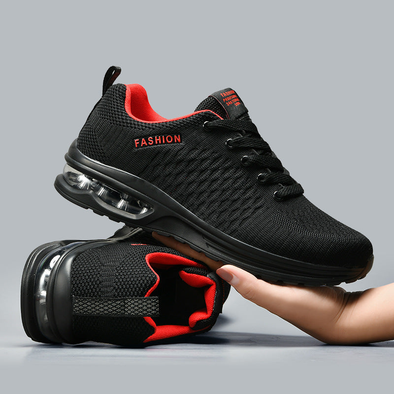 Damen Modische und bequeme Sneakers mit luftdurchlässiger Strick-Oberfläche und innovativem Dämpfungssystem