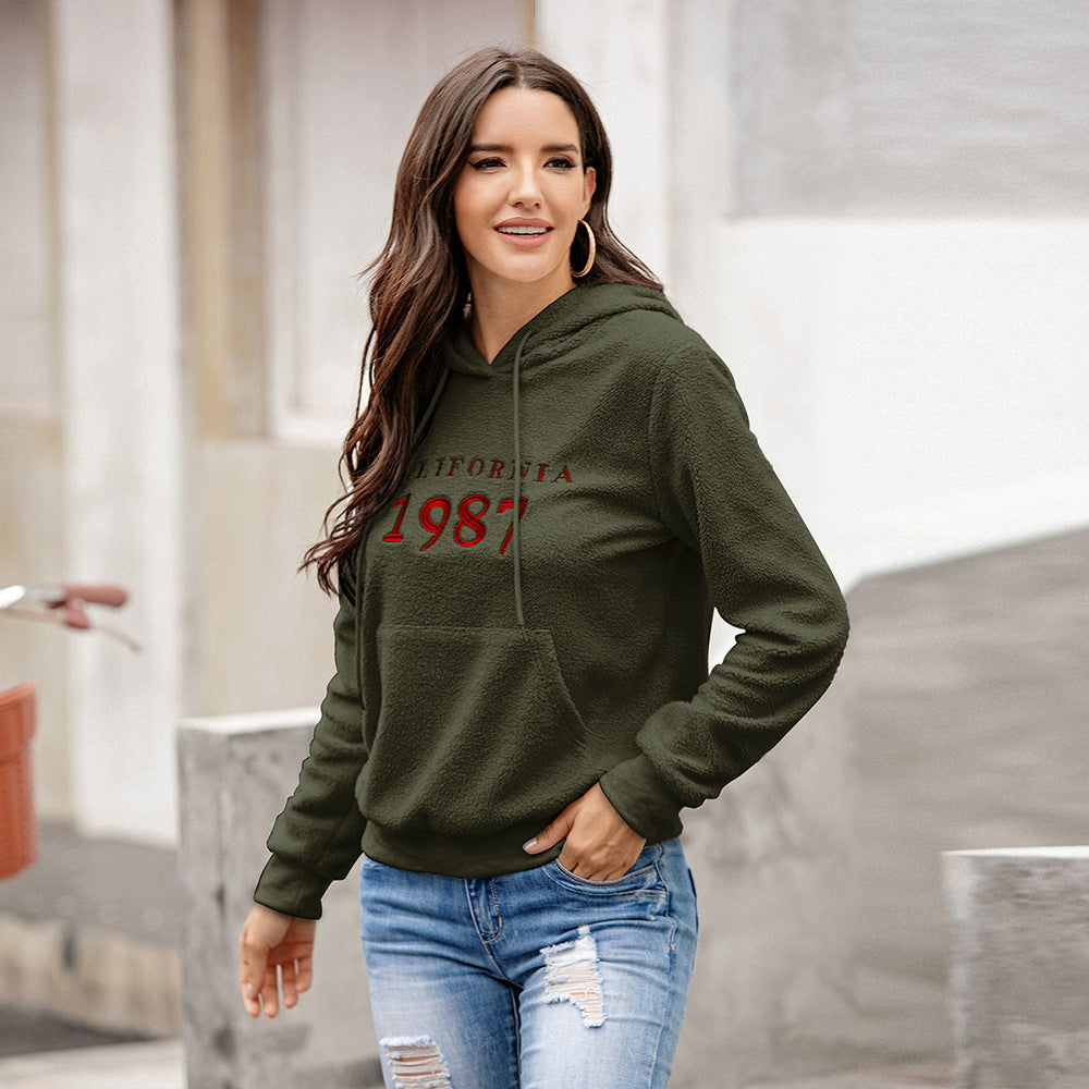Damen kuscheliger Oversized Hoodie R&B