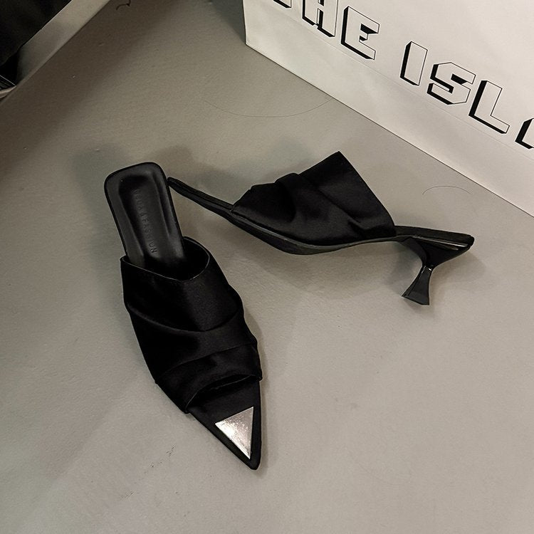 Damen Modische und elegante Slingback-Mules mit raffiniertem Design R&B