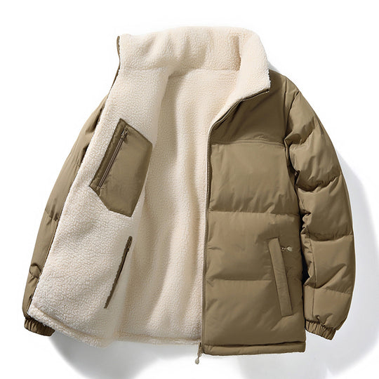Damen Steppjacke mit Innenfutter und Taschen – Warme Winterjacke