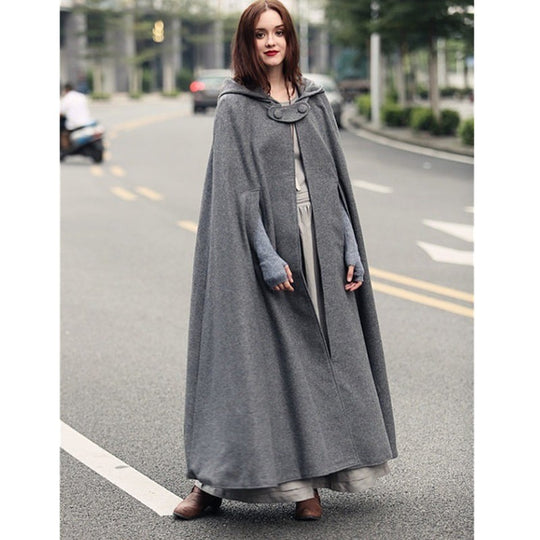 Damen Kapuzenumhang mit elegantem Schnitt R&B