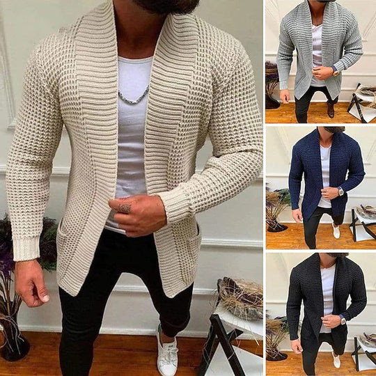 Herren Strickjacke mit modernem Schnitt R&B
