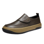 Damen Modische Slip-On Sneaker aus hochwertigem Leder