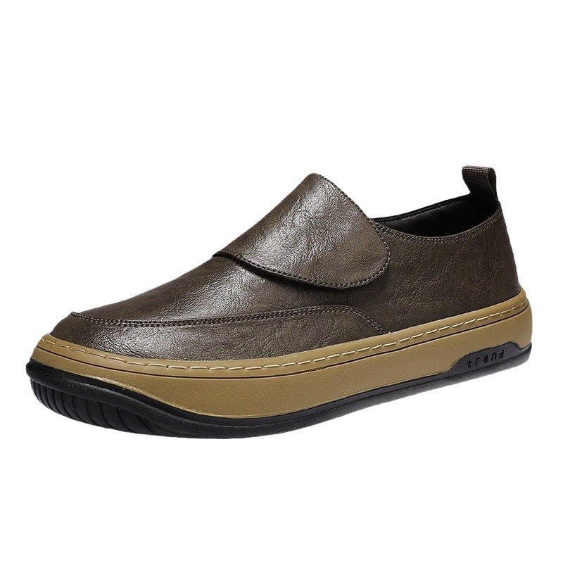Damen Modische Slip-On Sneaker aus hochwertigem Leder