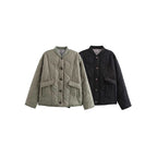 Damen gesteppte Winterjacke R&B