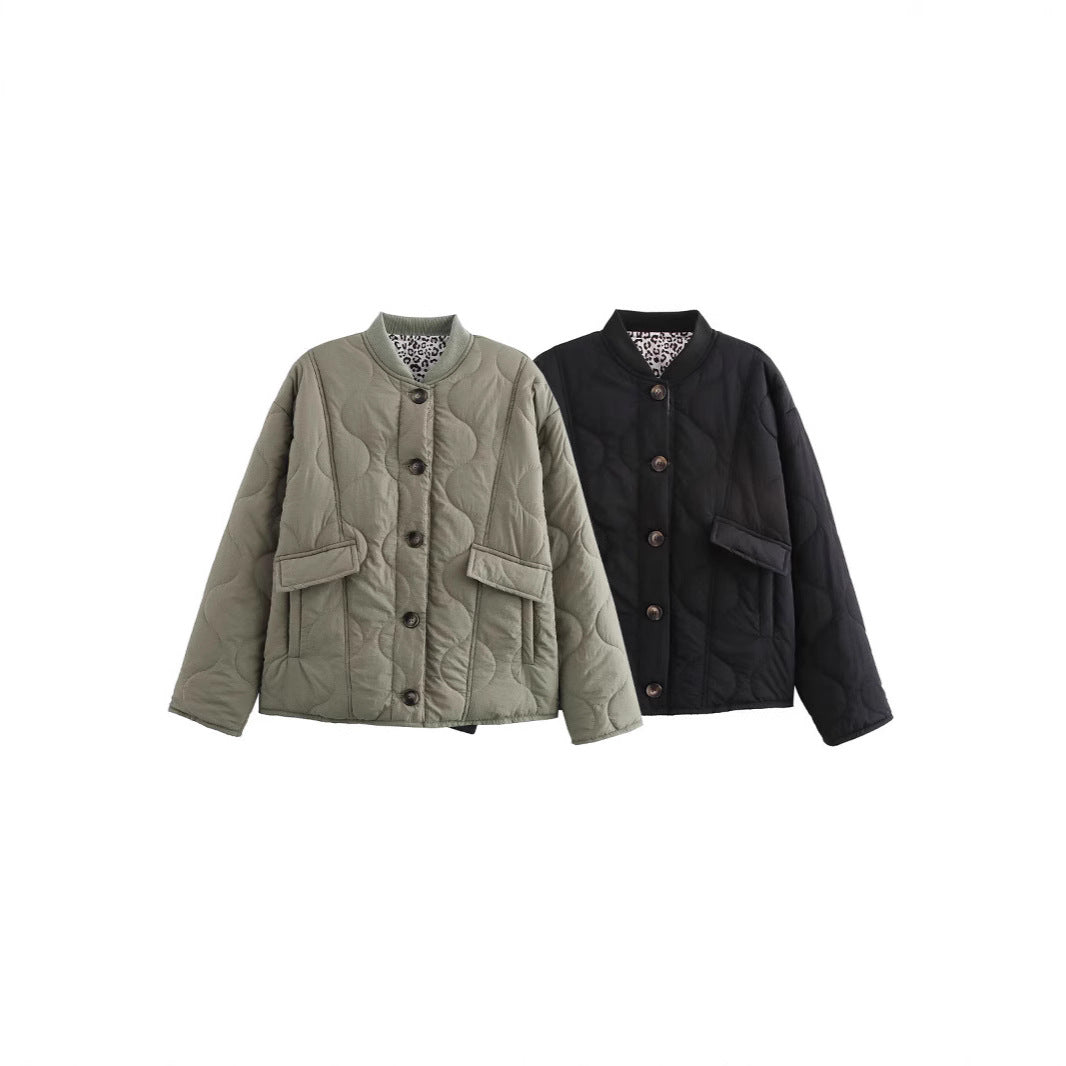 Damen gesteppte Winterjacke R&B
