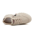 Damen Sportliche Sneaker mit praktischem Reißverschluss und rutschfester Sohle R&B