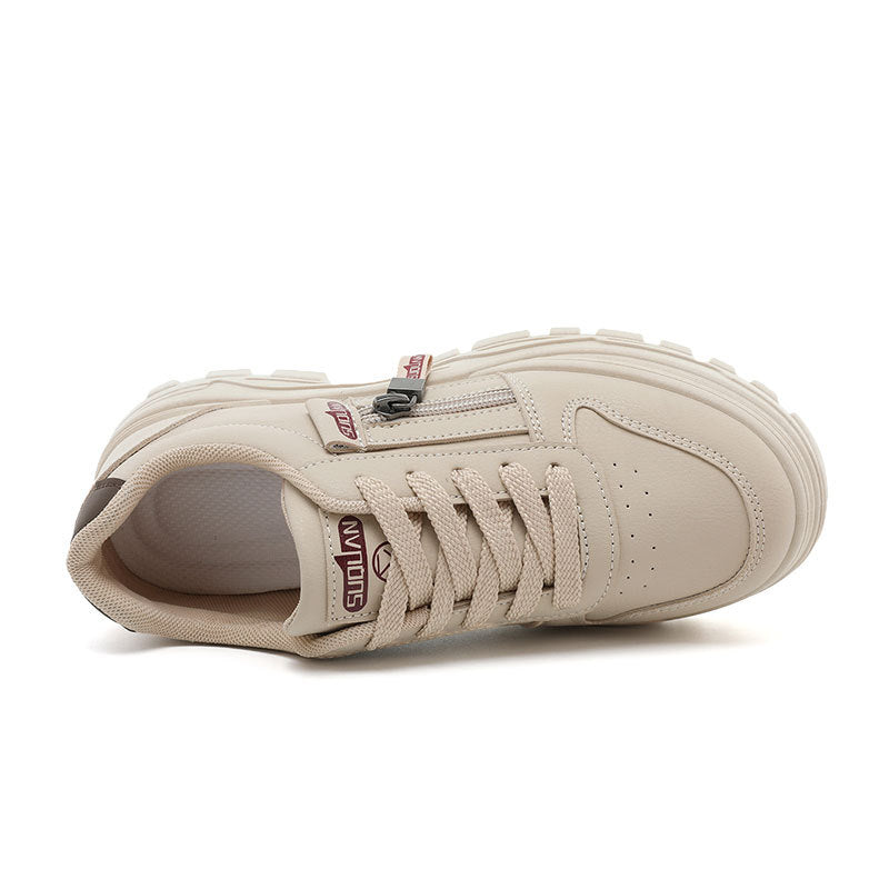 Damen Sportliche Sneaker mit praktischem Reißverschluss und rutschfester Sohle R&B