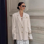 Damen Eleganter Oversized Blazer mit einzigartigem Detail R&B