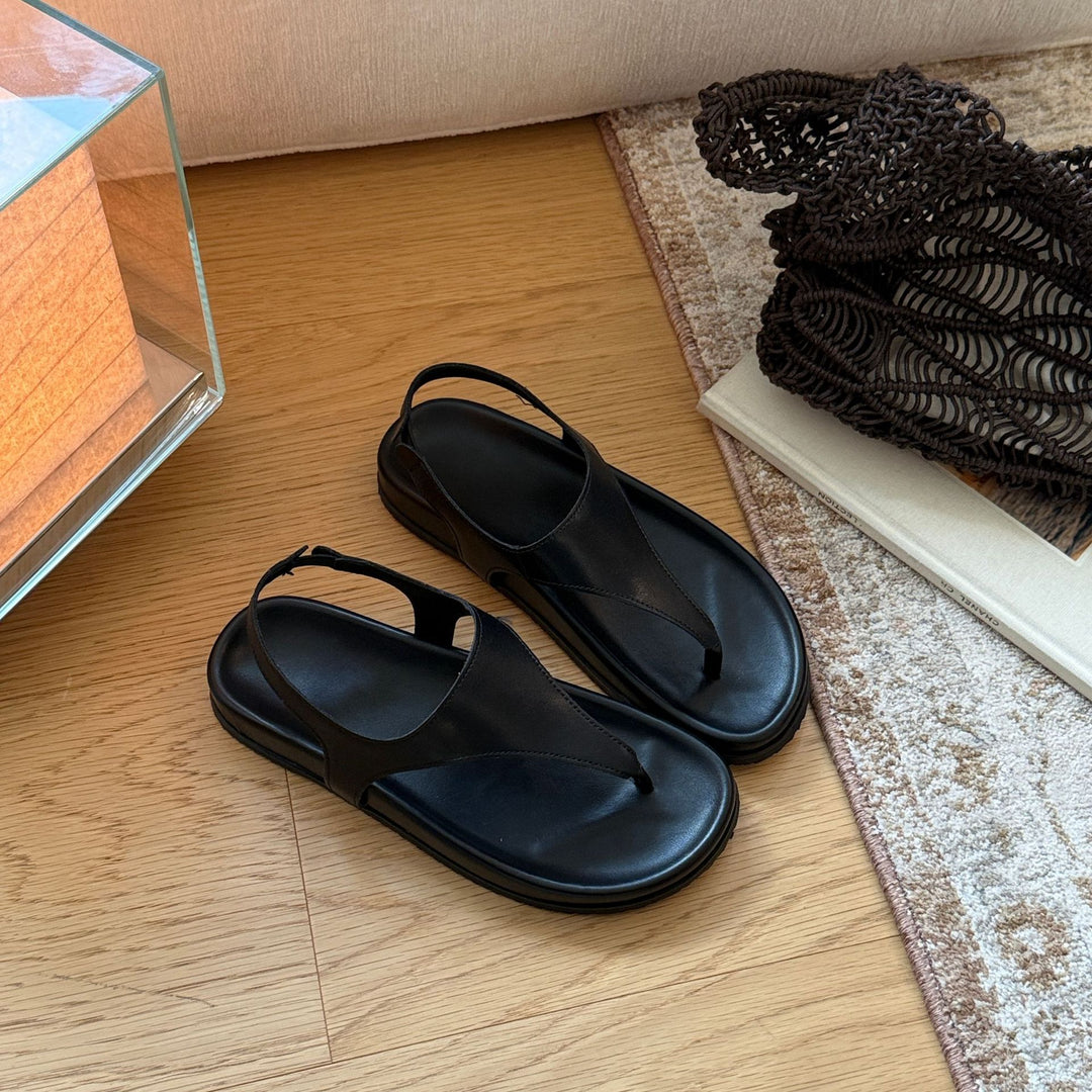Damen Zehentrenner-Sandalen mit ergonomischer Fußbettgestaltung und komfortabel verstellbarem Riemen R&B