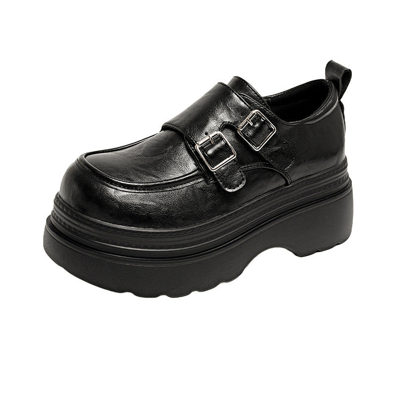 Damen Komfortable Plateauclogs mit verstellbarem Doppelschnallenverschluss R&B