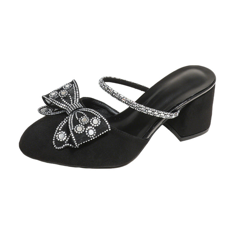 Damen modische Pumps mit dekorativem Schleifen-Design R&B