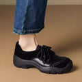 Damen Bequeme Schnürschuhe mit robustem Profil und anatomischer Fußbettung R&B