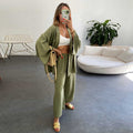 Damen lässiges 2-in-1 Set aus Hoody und weitem Hosen