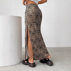 Damen Eleganter Maxirock mit hohem Schlitz