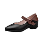 Damen elegante Sling-Pumps mit modischem Riemen und stabilem Absatz R&B