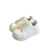 Damen Plateau Sneakers mit bequemer Dämpfung