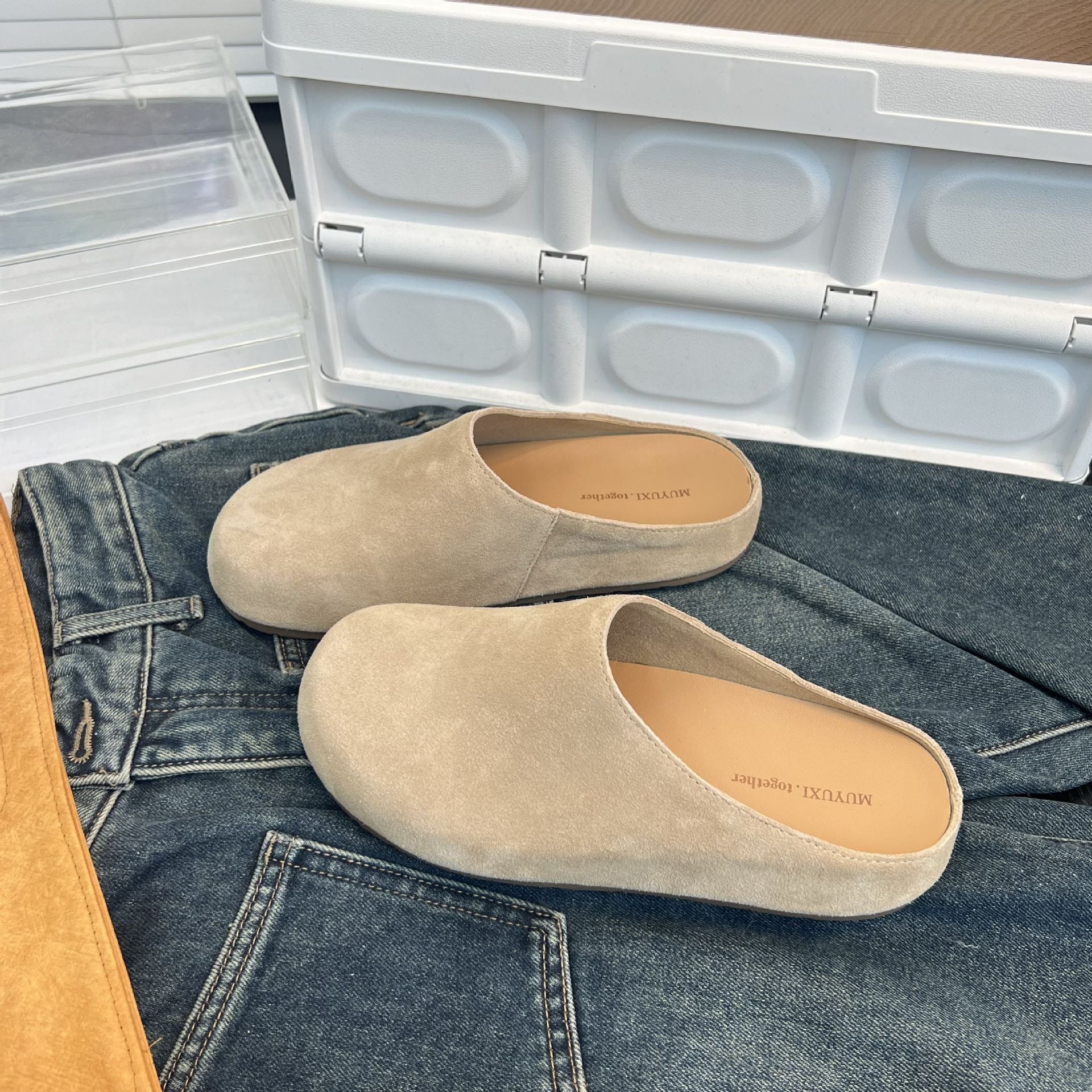 Damen Clogs mit modischem Durchbruchsdesign und verstellbarem Riemen R&B