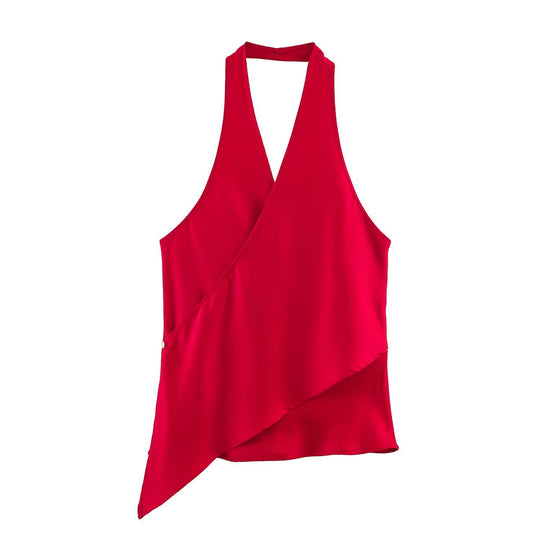 Damen Wickelbluse mit V-Ausschnitt R&B