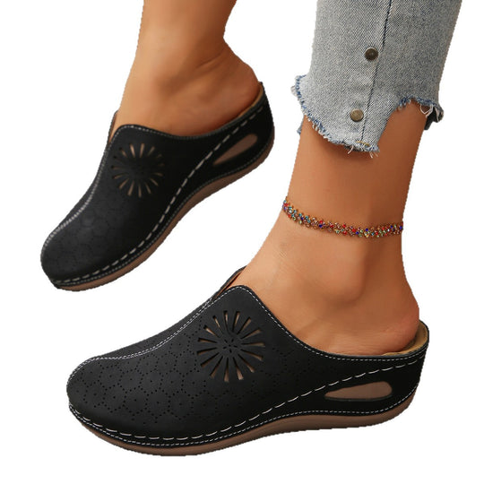 Damen Komfortable Clogs mit eleganter Durchlüftung R&B