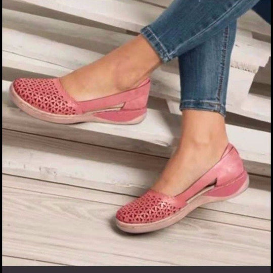 Damen Atmungsaktive Freizeitschuhe mit dekorativem Lochmuster R&B