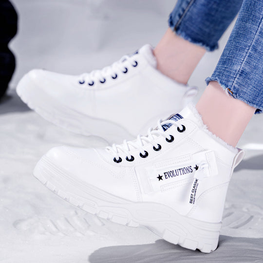 Damen Modische Winterboots mit Warmfutter und rutschfester Sohle R&B