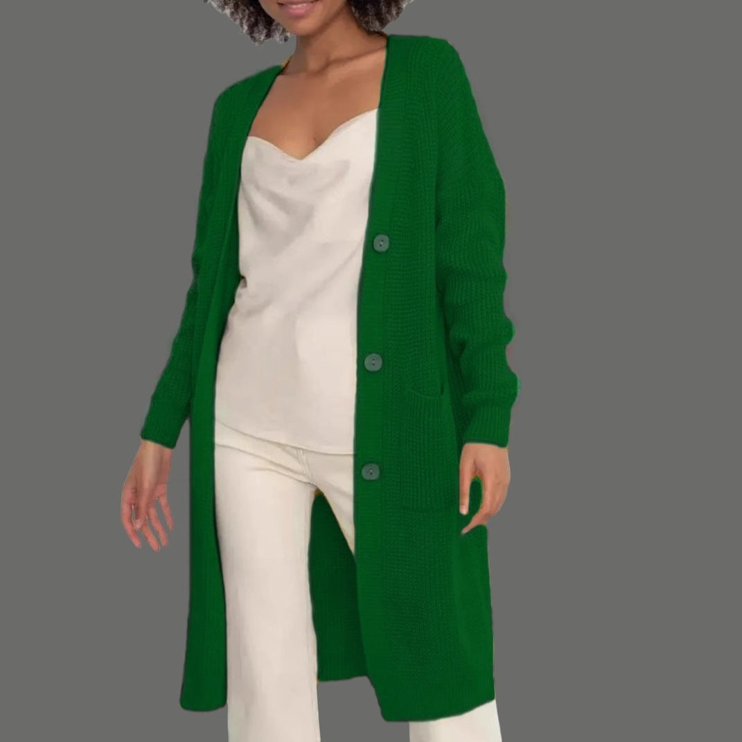 Damen Strickjacke mit hochwertigen Knöpfen R&B